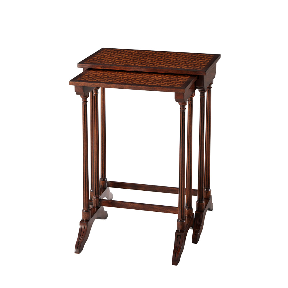 Parquetry Nest of Table | Theodore Alexander - 5005-048