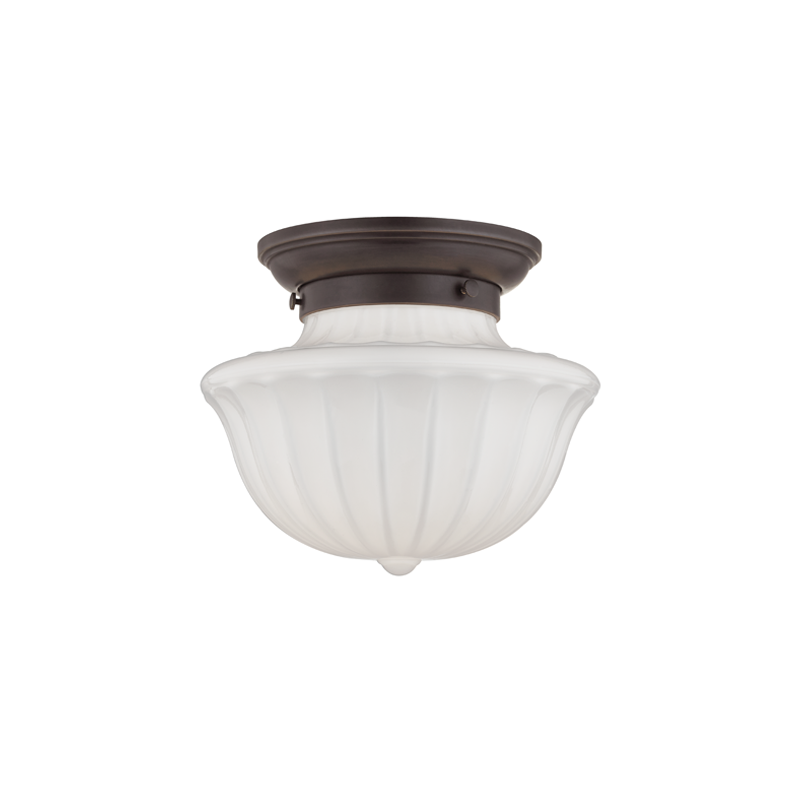 Hudson Valley Lighting 1 Light Small Flush Mount - Old Bronze