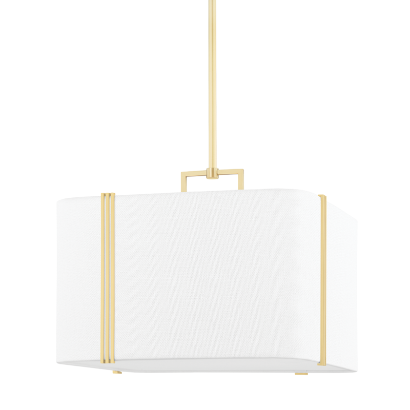 Hudson Valley Lighting 4 Light Large Pendant - Aged Brass