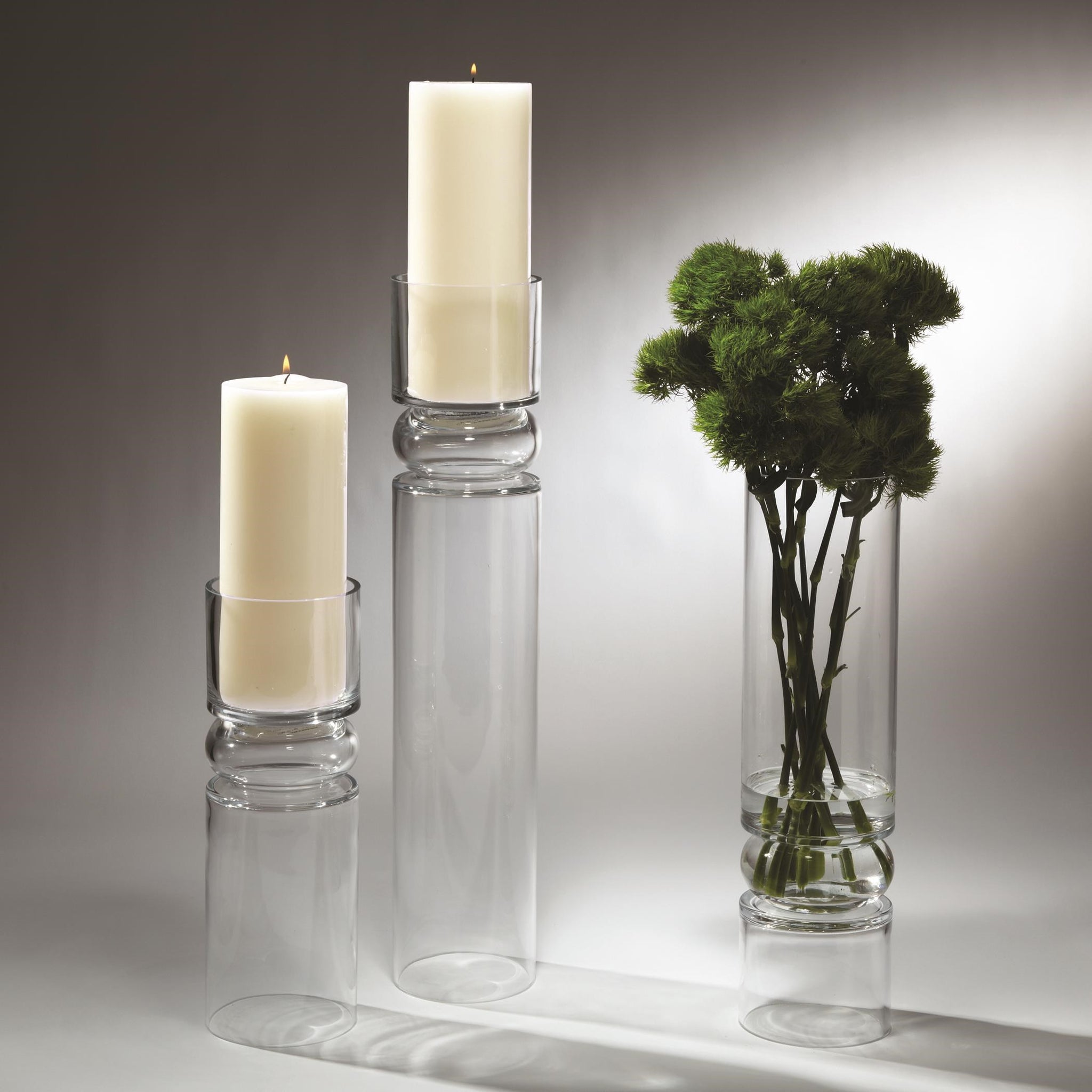 Vase/candle holder offers