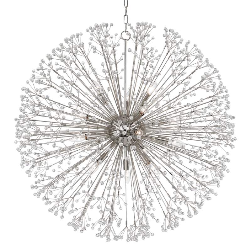 Hudson Valley Lighting 16 Light Chandelier - Polished Nickel