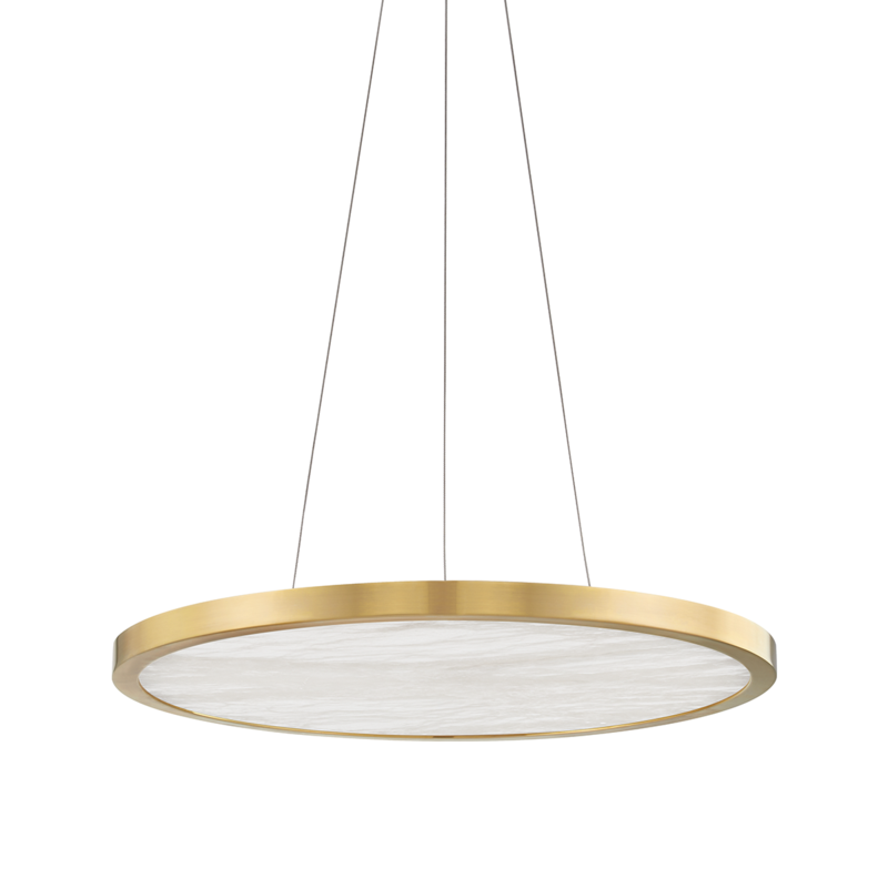 Hudson Valley Lighting 24 Led Pendant - Aged Brass