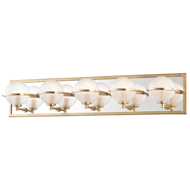 Hudson Valley Lighting 5 Light Bath Bracket - Aged Brass