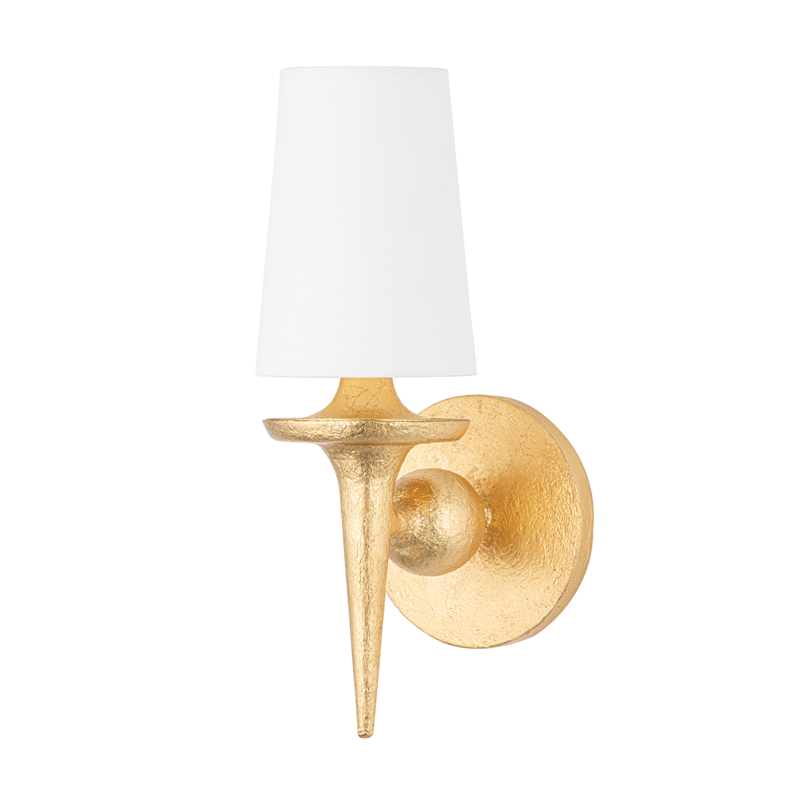 Hudson Valley Lighting 1 Light Wall Sconce - Gold Leaf