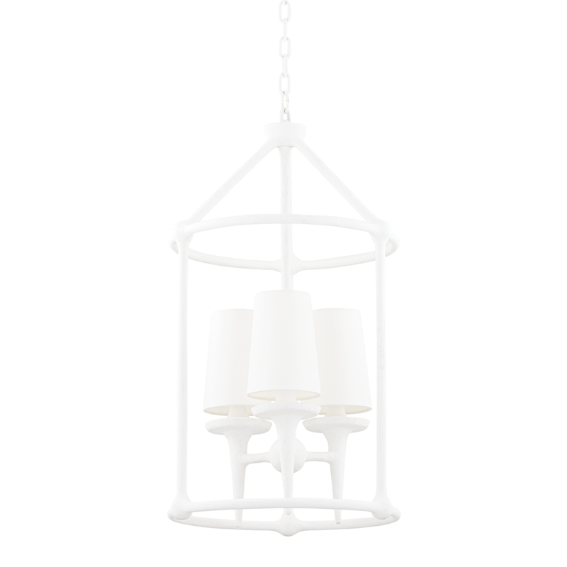 Hudson Valley Lighting 3 Light Chandelier - White Plaster