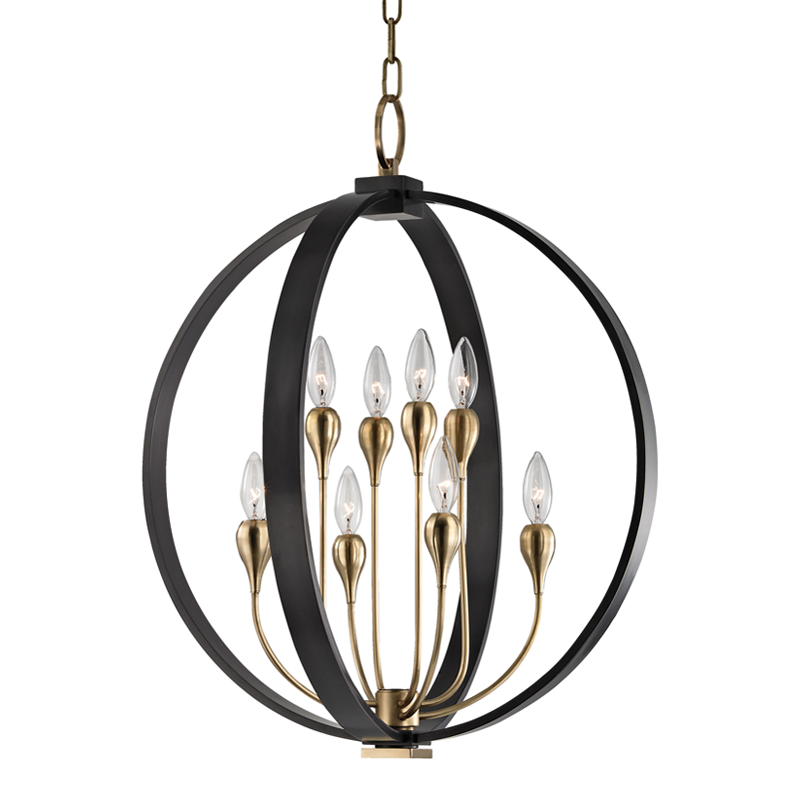 Hudson Valley Lighting 8 Light Chandelier - Aged Old Bronze