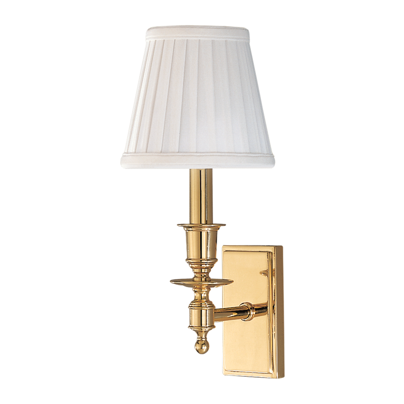 Hudson Valley Lighting 1 Light Wall Sconce - Polished Brass