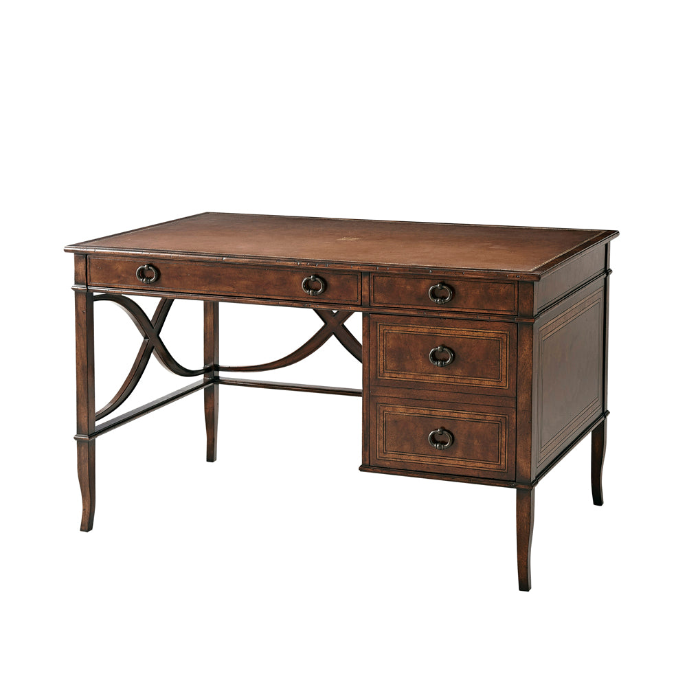 L'écriture Pedestal Desk | Theodore Alexander - 7105-243