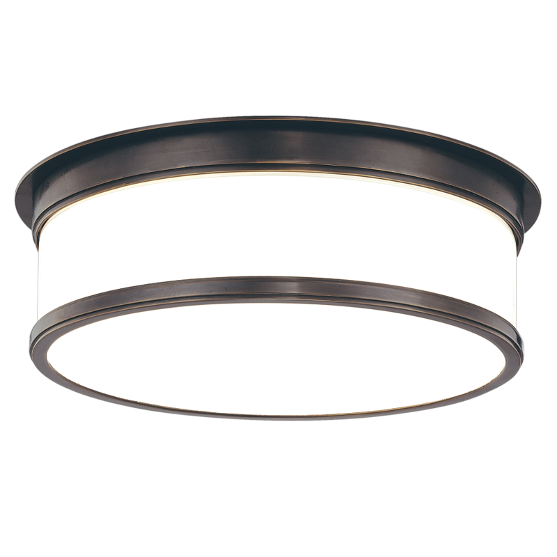 Hudson Valley Lighting 3 Light Flush Mount - Old Bronze