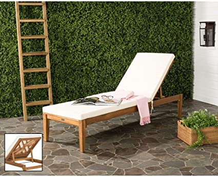 Safavieh Azusa Sunlounger - Natural/Beige