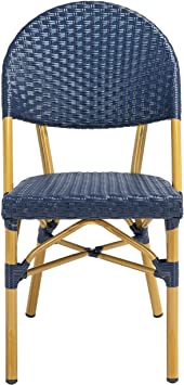 Safavieh Barrow Indoor-Outdoor  Armchair  - Navy (Set of 2)