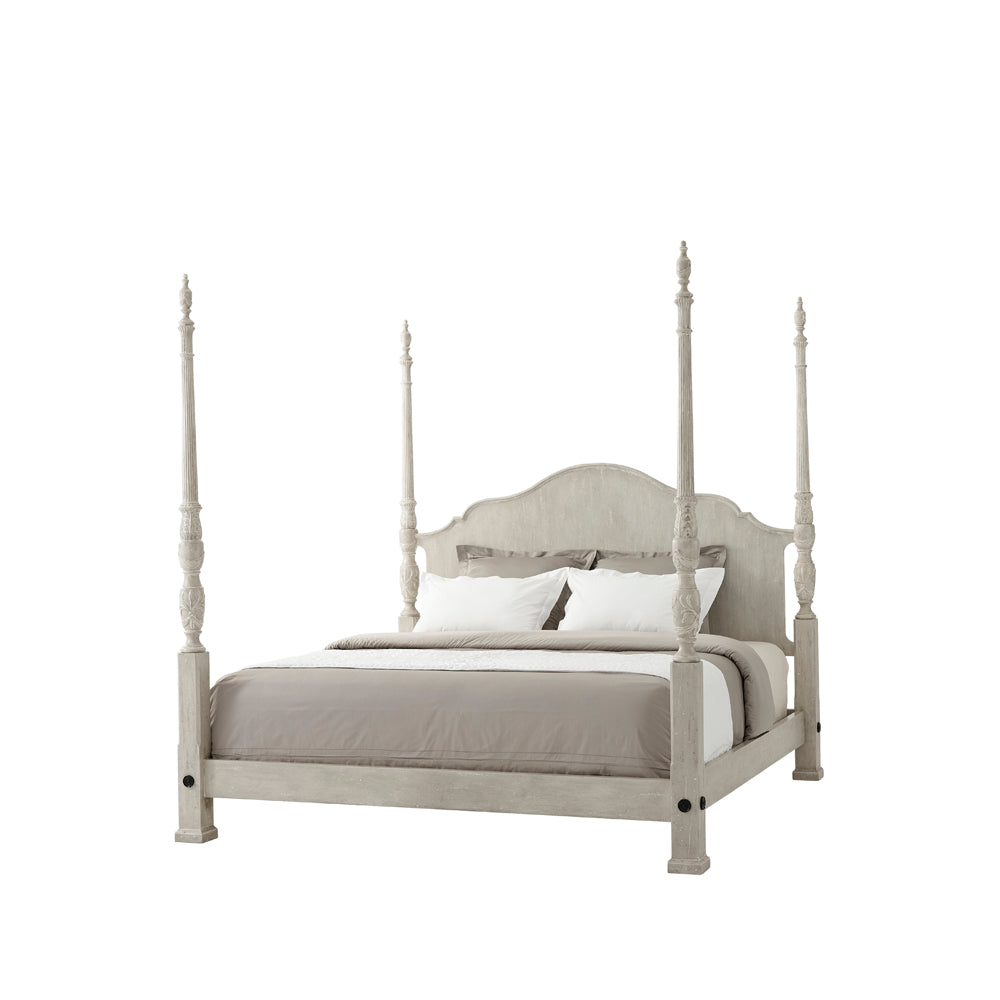 Limewash Middleton US King Bed | Theodore Alexander - 8302-011