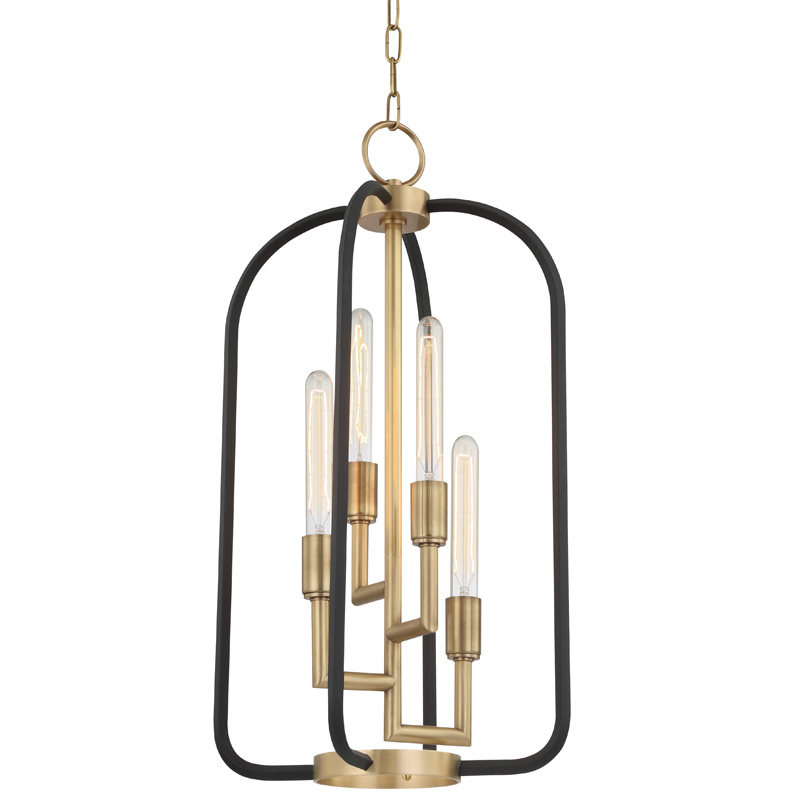 Hudson Valley Lighting 4 Light Chandelier - Aged Brass