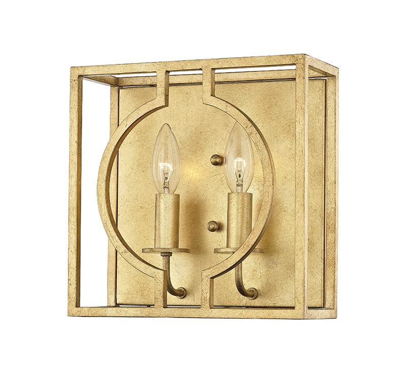 Hudson Valley Lighting 2 Light Wall Sconce - Gold Leaf