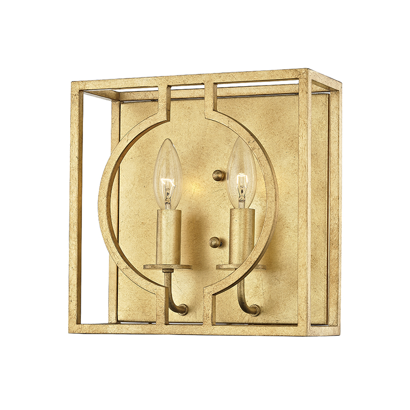 Hudson Valley Lighting 2 Light Wall Sconce - Gold Leaf