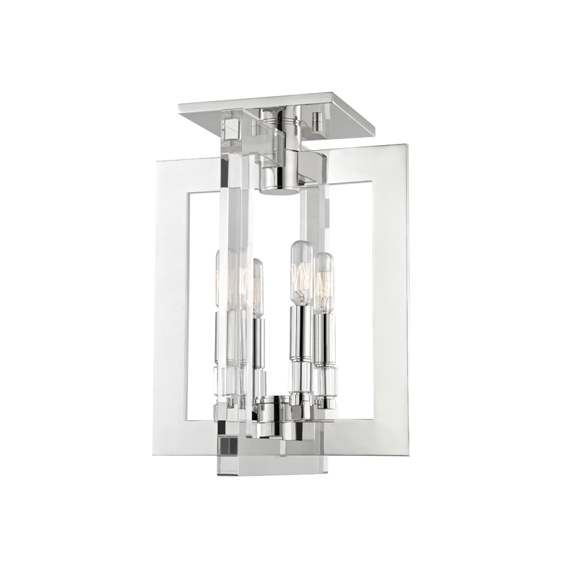 Hudson Valley Lighting 4 Light Flush Mount - Polished Nickel