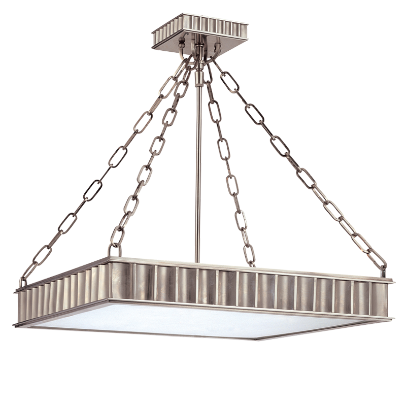 Hudson Valley Lighting 3 Light Semi Flush - Historic Nickel