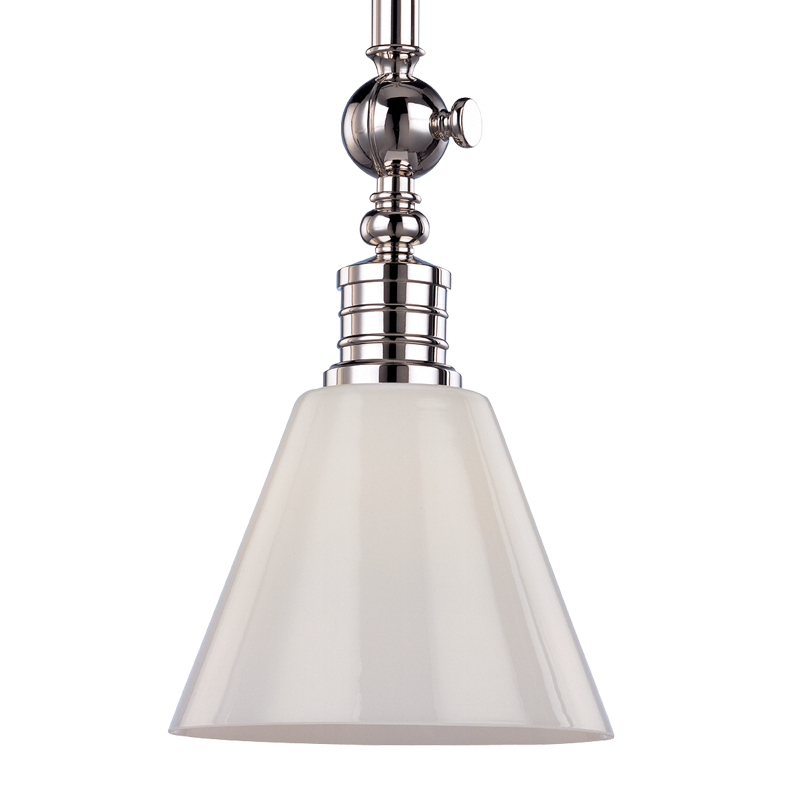 Hudson Valley Lighting 1 Light Pendant - Polished Nickel