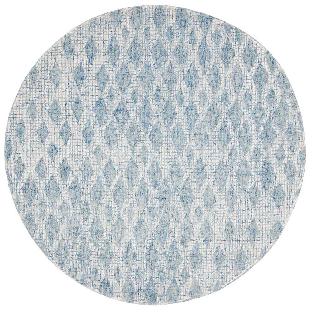 Safavieh Abstract Rug Collection ABT206A - Ivory / Blue