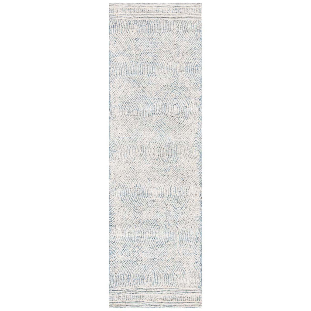 Safavieh Abstract Rug Collection ABT340M - Ivory / Blue