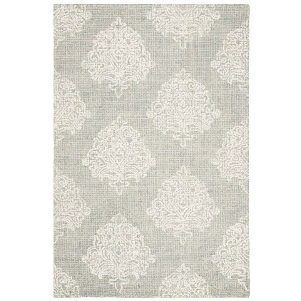 Safavieh Abstract Rug Collection ABT523B - Aqua / Ivory