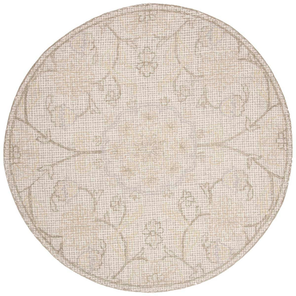 Safavieh Abstract Rug Collection ABT527C - Light Grey / Ivory