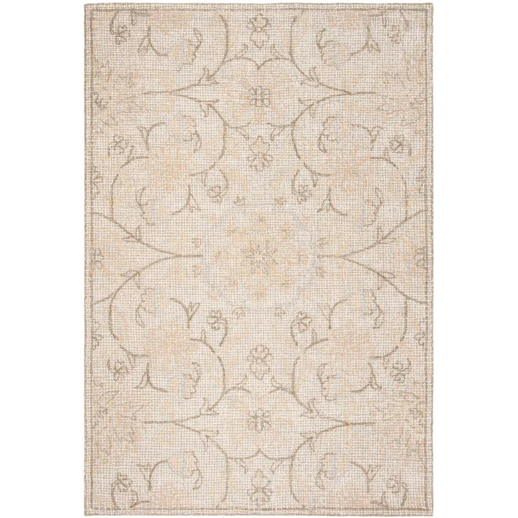 Safavieh Abstract Rug Collection ABT527C - Light Grey / Ivory