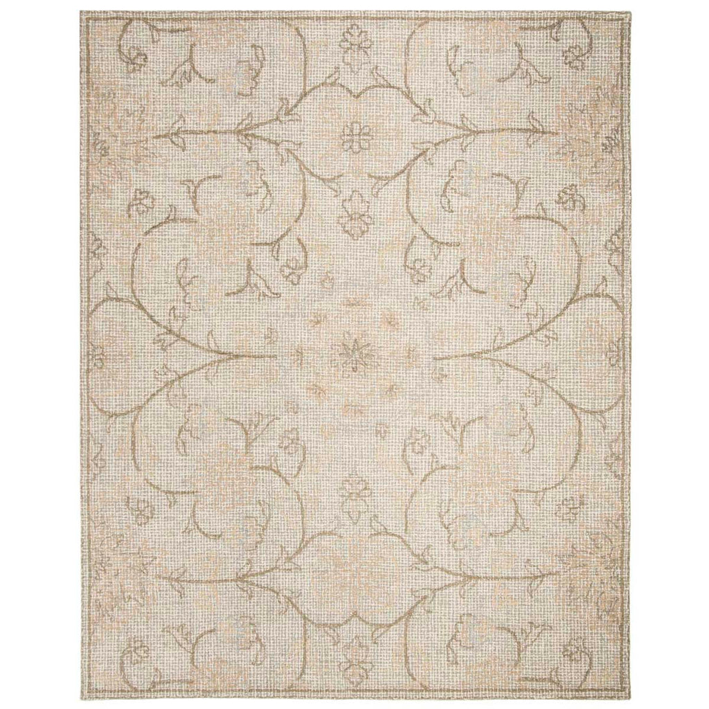 Safavieh Abstract Rug Collection ABT527C - Light Grey / Ivory