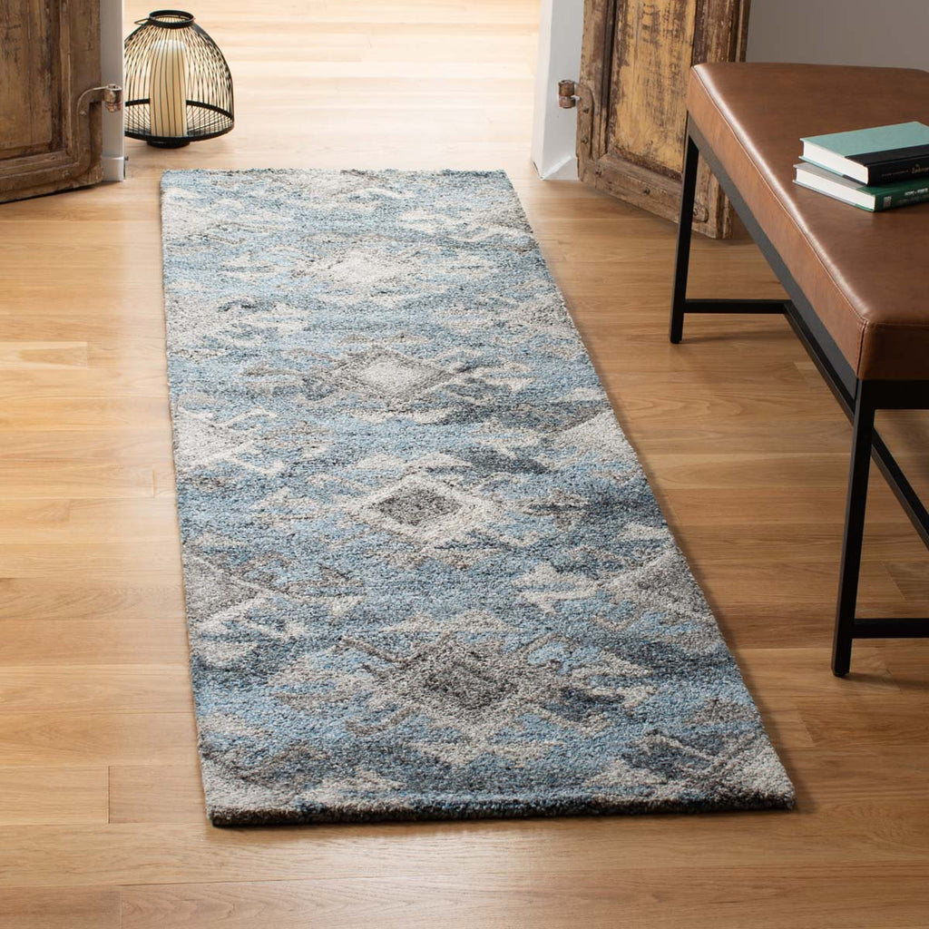 Safavieh Abstract Rug Collection ABT613F - Grey / Black