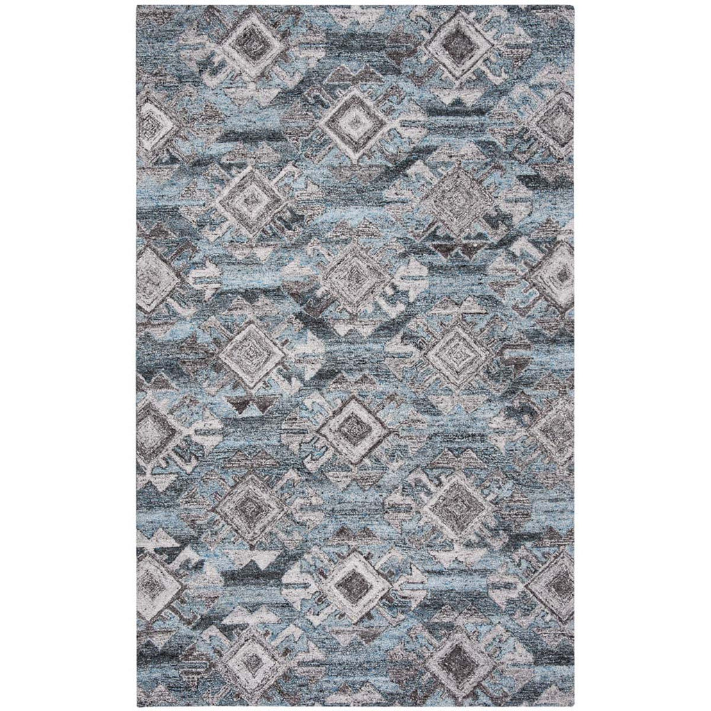 Safavieh Abstract Rug Collection ABT613F - Grey / Black