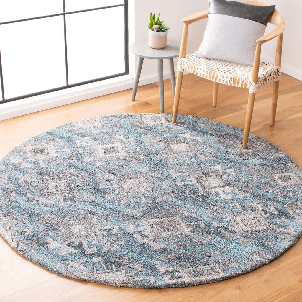 Safavieh Abstract Rug Collection ABT613F - Grey / Black