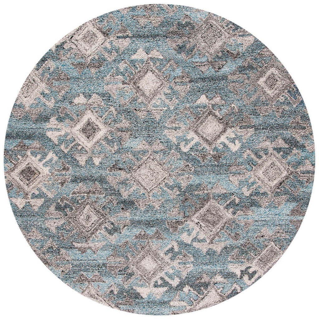 Safavieh Abstract Rug Collection ABT613F - Grey / Black