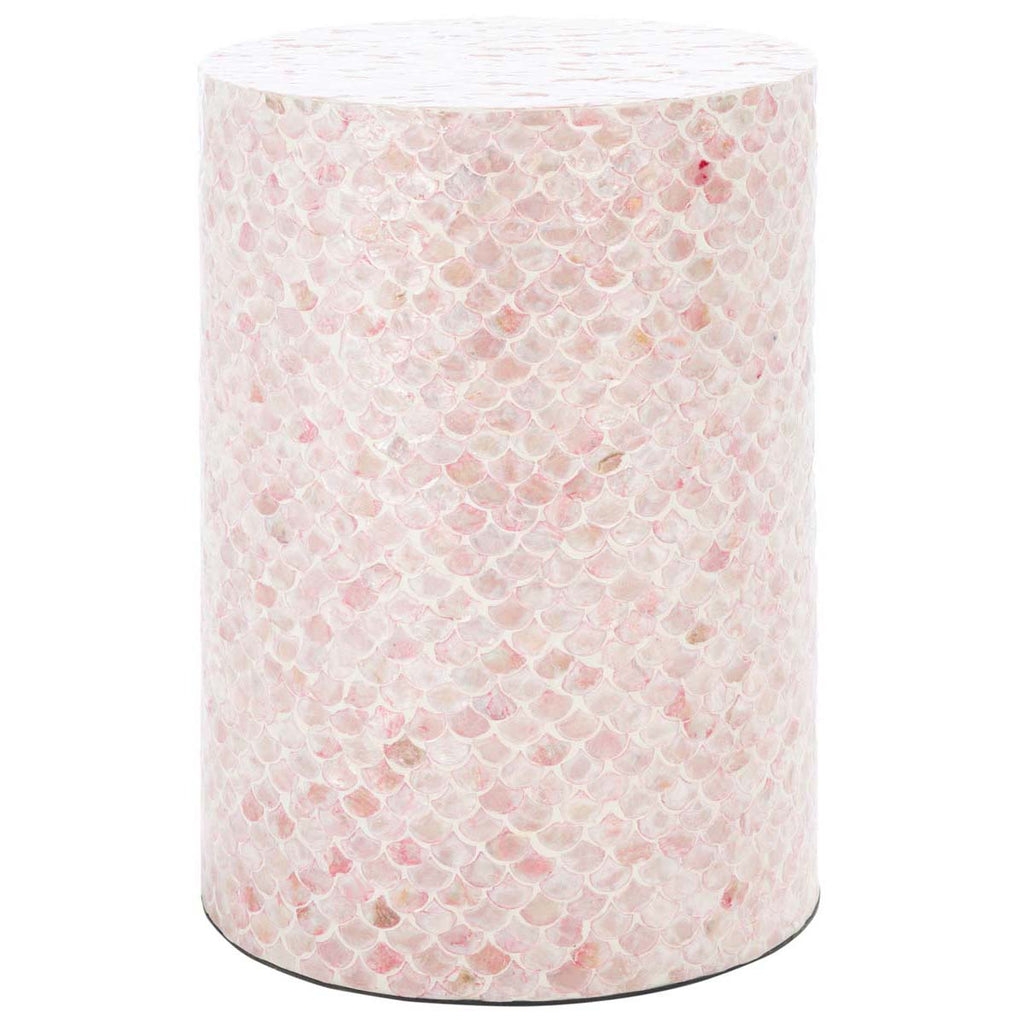 Safavieh Emberlyn Round Accent Table - Dark Pink