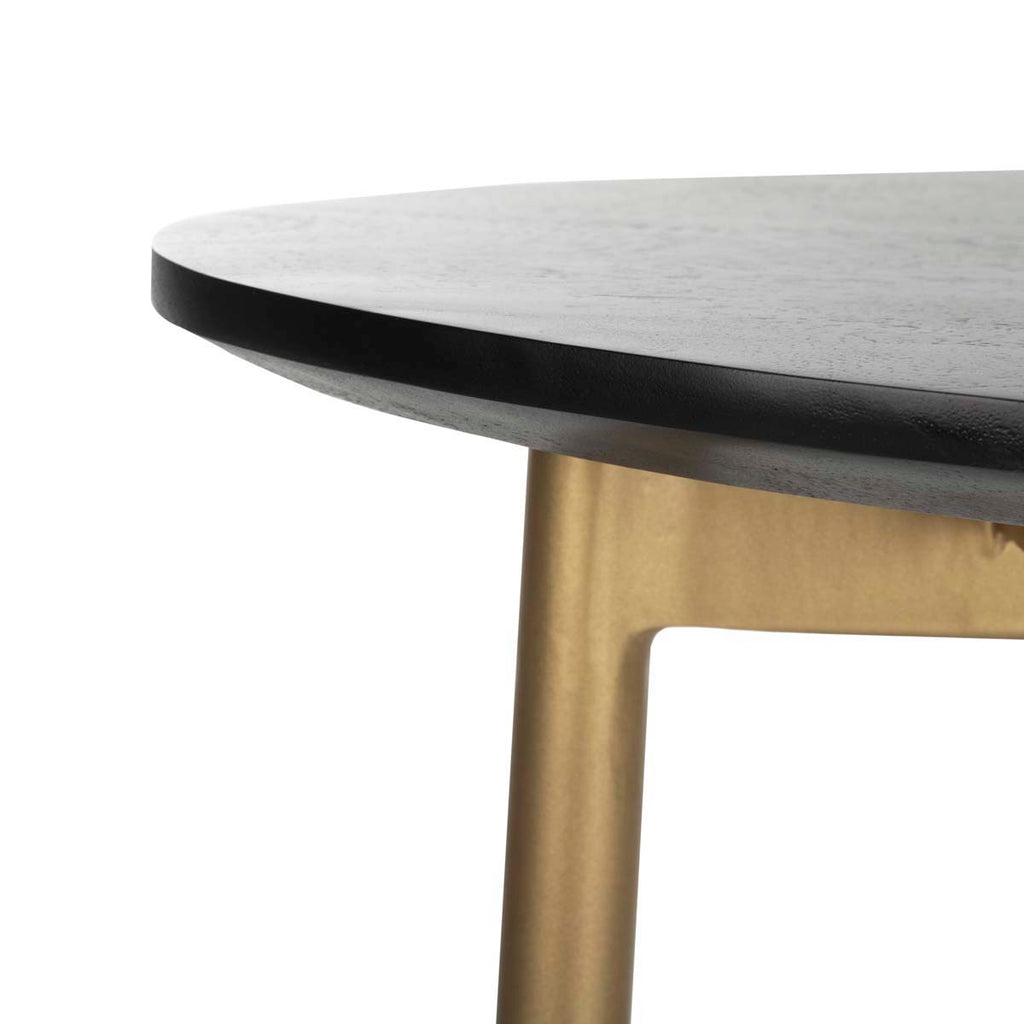 Safavieh Kaiya C-Table - Black/Gold