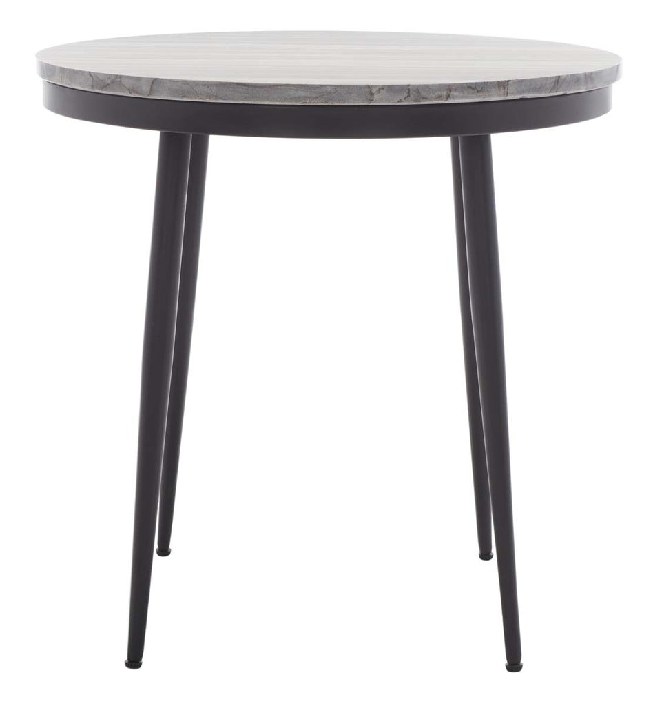 Safavieh Nylah Marble Side Table - Grey Marble