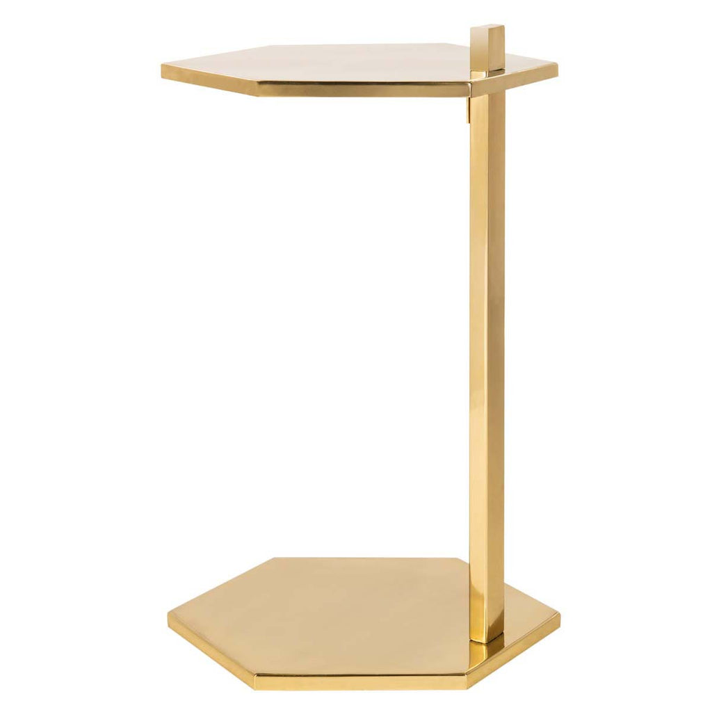 Safavieh Aurea Hexagon C Table - Gold