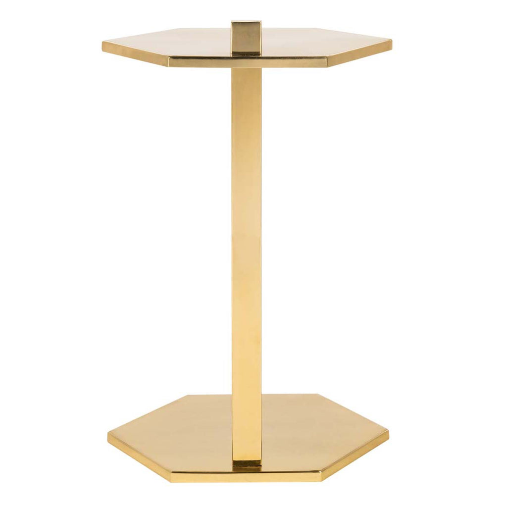 Safavieh Aurea Hexagon C Table - Gold