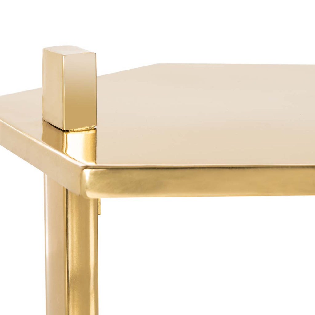 Safavieh Aurea Hexagon C Table - Gold