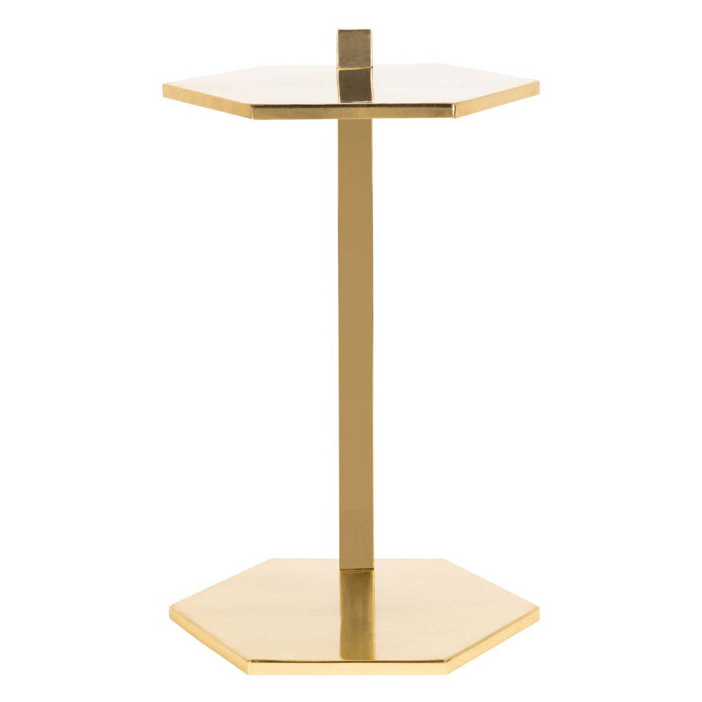 Safavieh Aurea Hexagon C Table - Gold