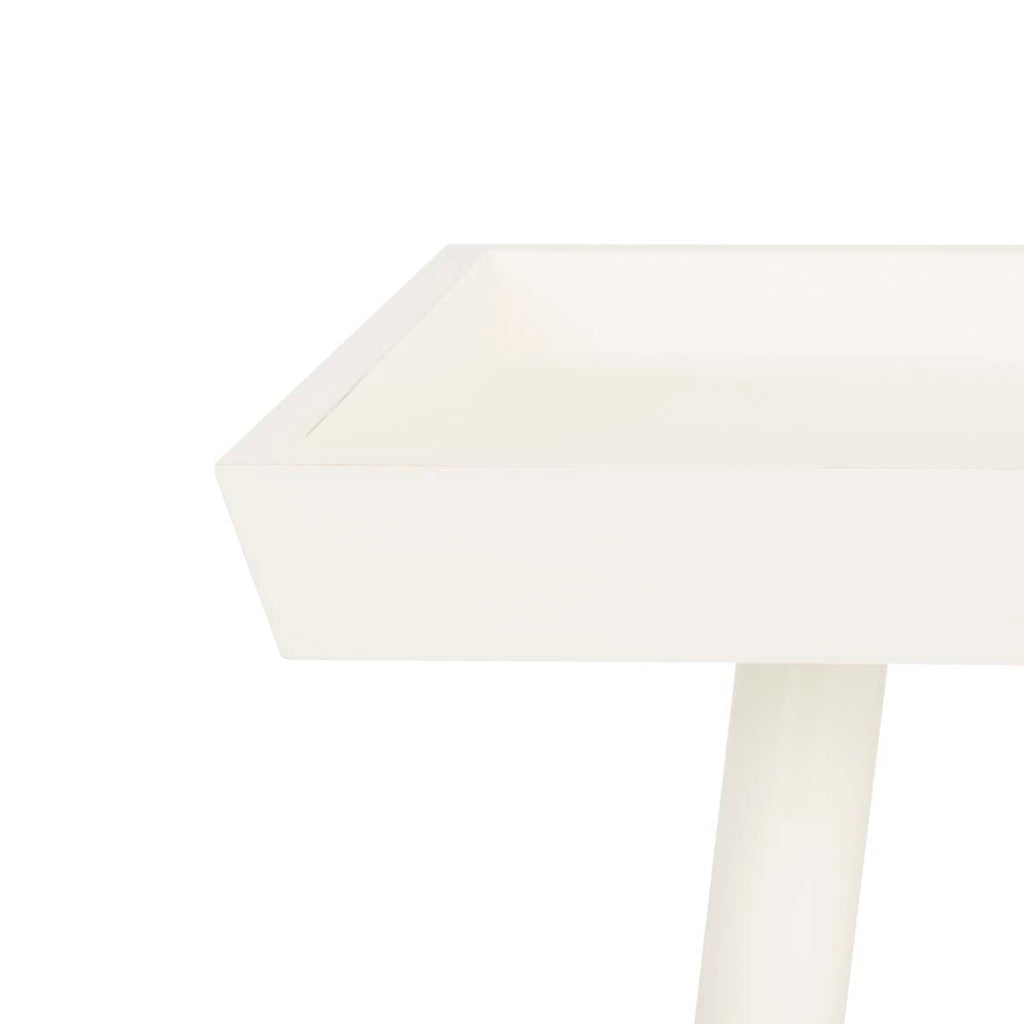 Nonie Tray Accent Table | Safavieh - ACC5701 - Antique White