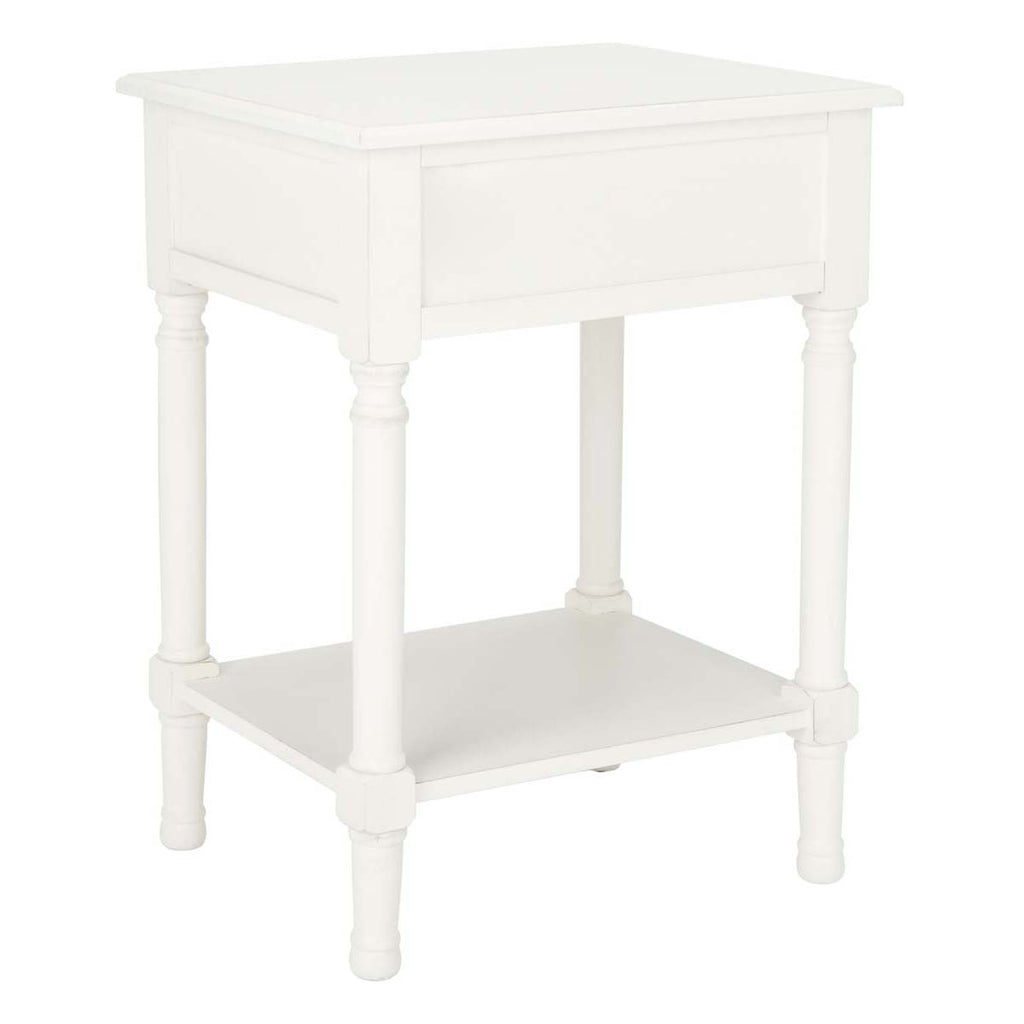 Safavieh Whitney 1 Drawer Accent Table - White