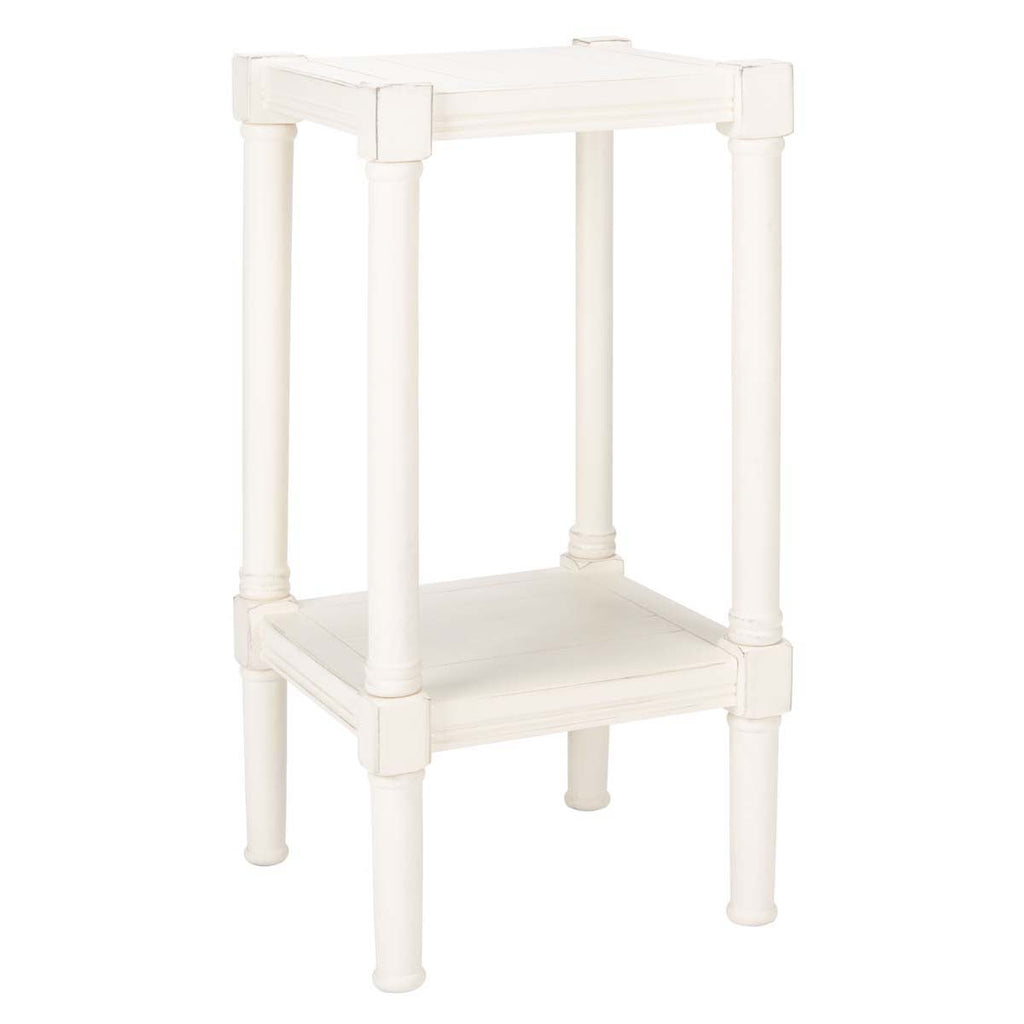 Safavieh Rafiki Square Accent Table-Distressed White