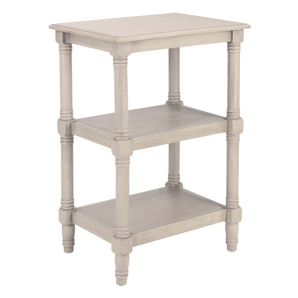 Safavieh Cassie 3 Shelf Accent Table-Greige