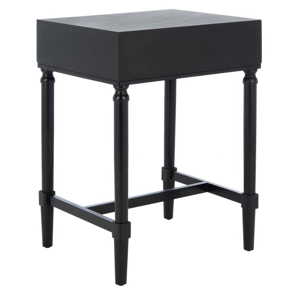 Safavieh Estella 1Drw Accent Table - Black