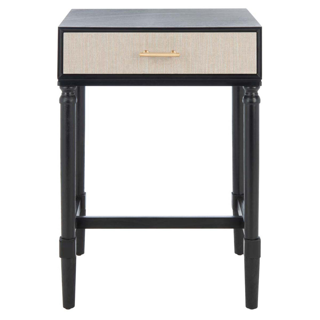 Safavieh Estella 1Drw Accent Table - Black