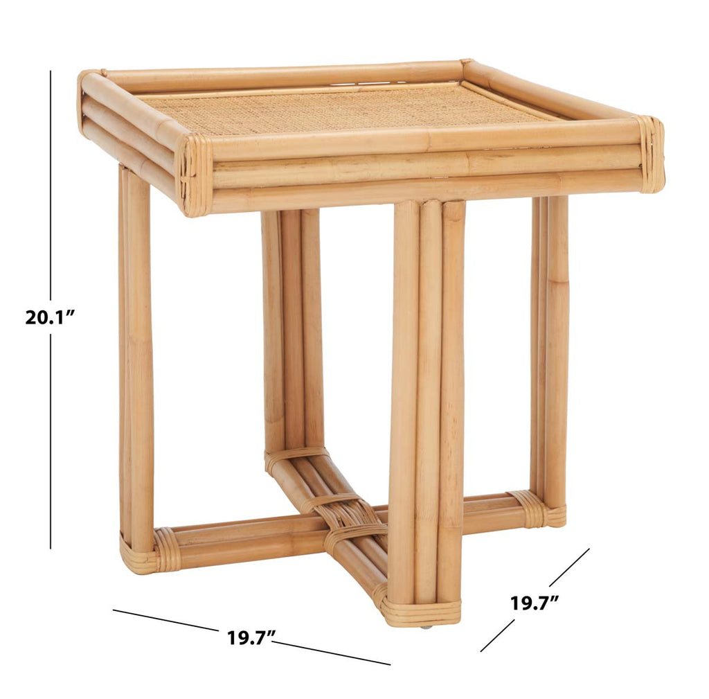 Safavieh Juri Square Accent Table - Natural