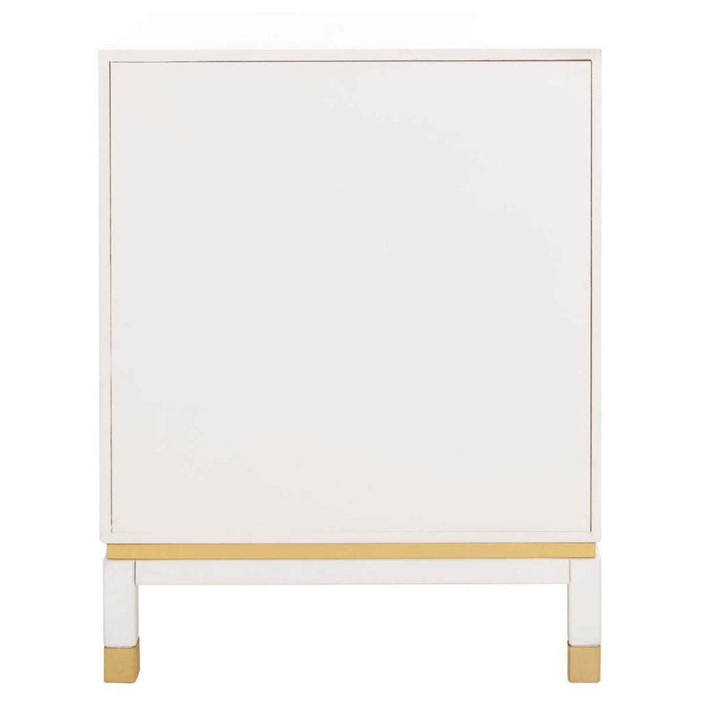 Safavieh Baskin 3 Drawer Accent Table - White