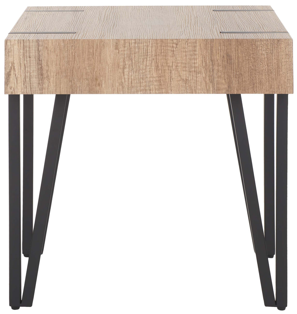 Safavieh Aburton End Table - Multibrown / Black