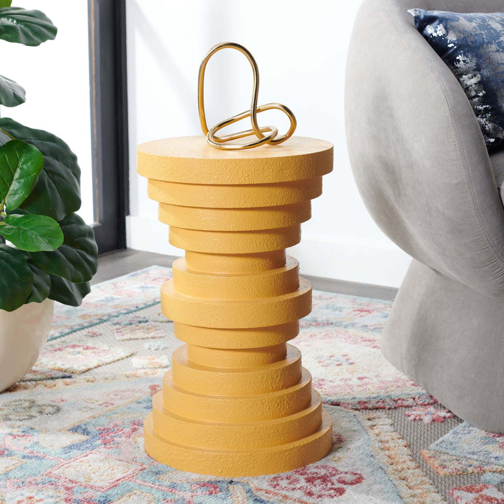 Safavieh Ali Accent Table - Yellow