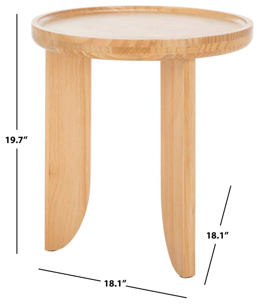 Safavieh Malyn Accent Table - Light Natural